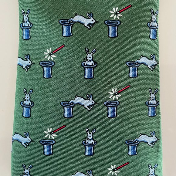 Hermes - Vintage Rabbit in Hat - Silk - Picture 2 of 4